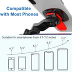 Fixation Téléphone Anti-Vibrations pour Guidon Vélo, Moto & Poussette