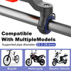 Fixation Téléphone Anti-Vibrations pour Guidon Vélo, Moto & Poussette