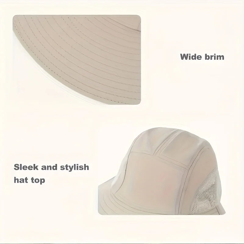 Chapeau de protection UV avec moustiquaire intégrée