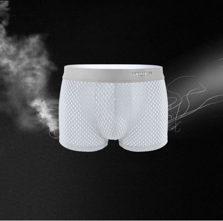 4 Boxers en Soie Glacée