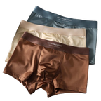 Lot de 3 Boxers en Soie glacée Doux & Respirants